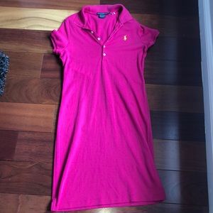 RL sport fuchsia pink polo dress